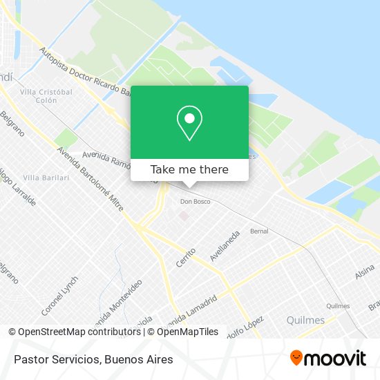 Pastor Servicios map