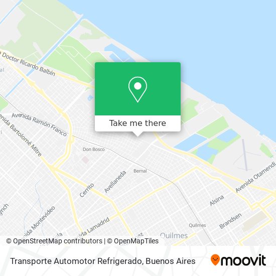 Transporte Automotor Refrigerado map