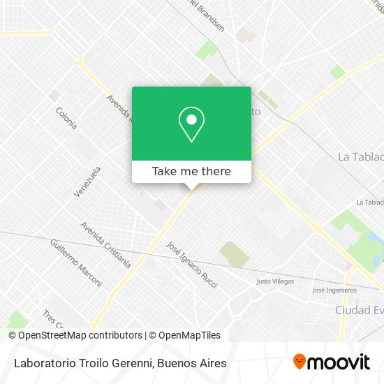Laboratorio Troilo Gerenni map