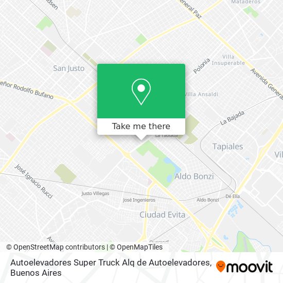 Autoelevadores Super Truck Alq de Autoelevadores map