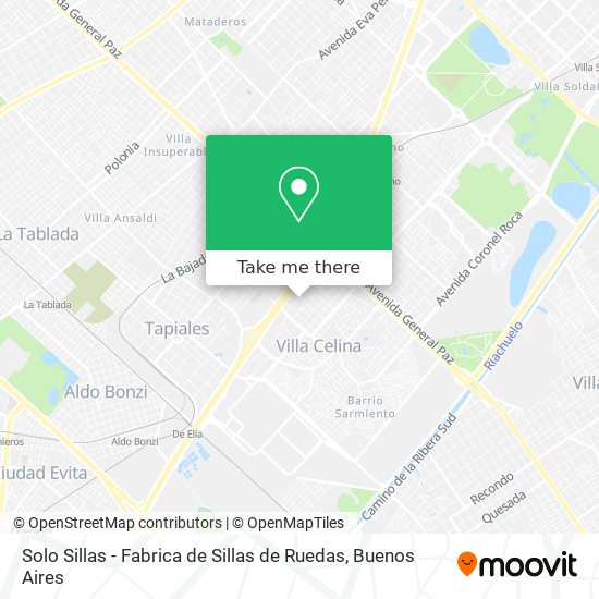 Mapa de Solo Sillas - Fabrica de Sillas de Ruedas