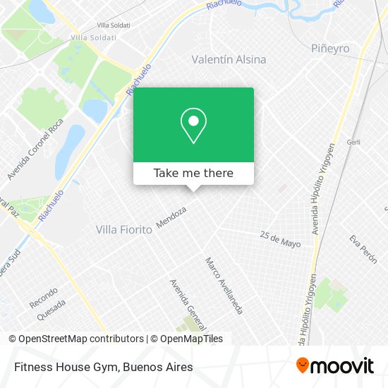 Fitness House Gym map