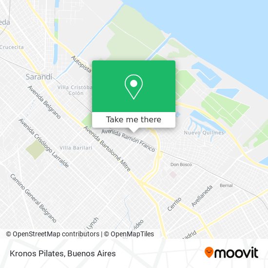 Mapa de Kronos Pilates