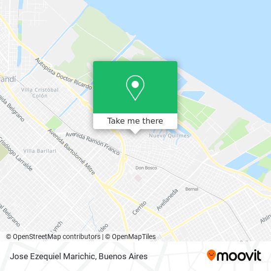Jose Ezequiel Marichic map
