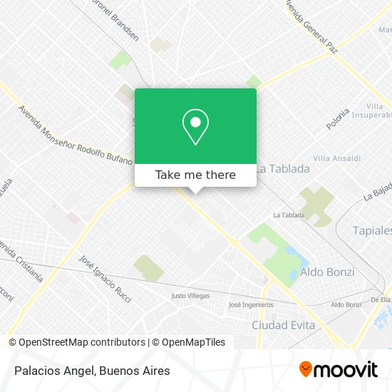 Palacios Angel map