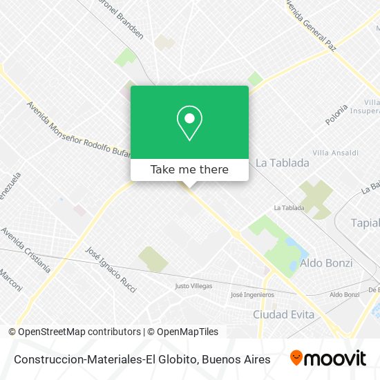 Mapa de Construccion-Materiales-El Globito