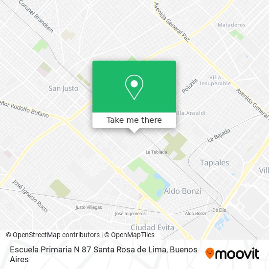 Escuela Primaria N 87 Santa Rosa de Lima map