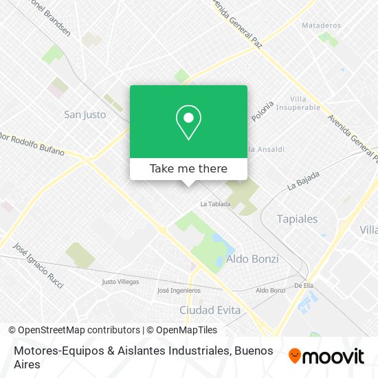 Mapa de Motores-Equipos & Aislantes Industriales