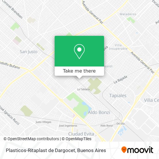 Mapa de Plasticos-Ritaplast de Dargocet