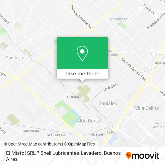 Mapa de El Mistol SRL ? Shell Lubricantes-Lavadero