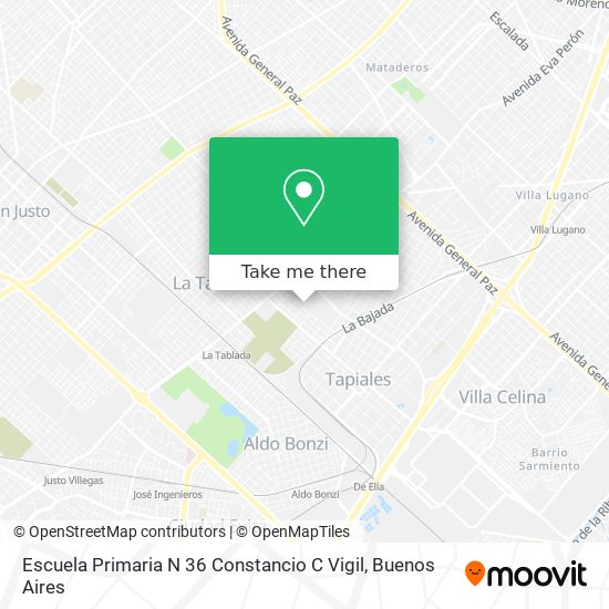 Escuela Primaria N 36 Constancio C Vigil map