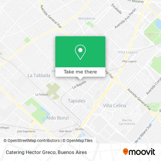 Catering Hector Greco map