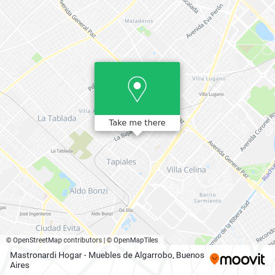 Mastronardi Hogar - Muebles de Algarrobo map