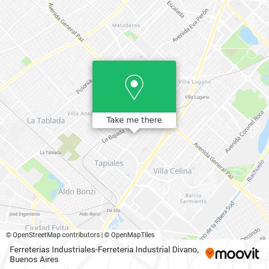 Ferreterias Industriales-Ferreteria Industrial Divano map