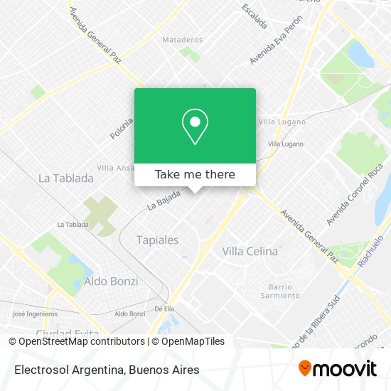 Electrosol Argentina map