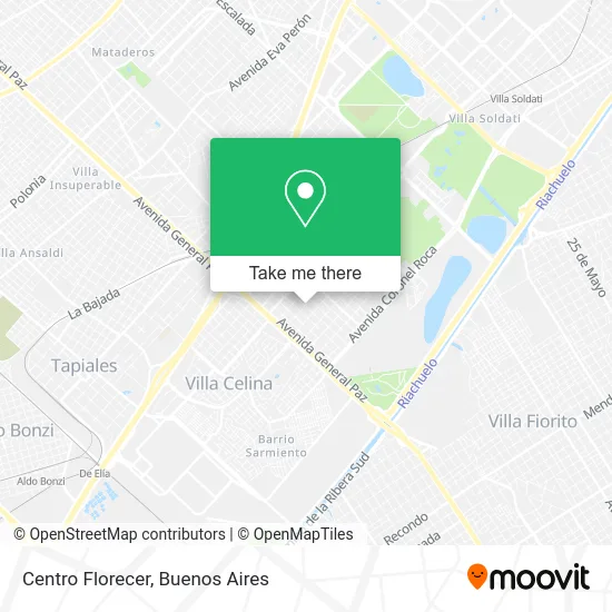 Centro Florecer map