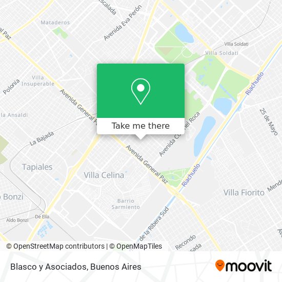 Mapa de Blasco y Asociados