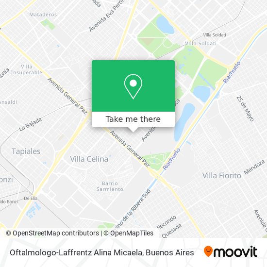 Oftalmologo-Laffrentz Alina Micaela map