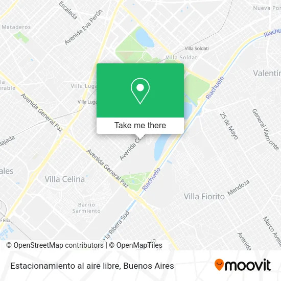 Mapa de Estacionamiento al aire libre