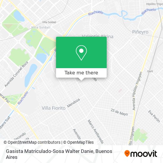 Gasista Matriculado-Sosa Walter Danie map