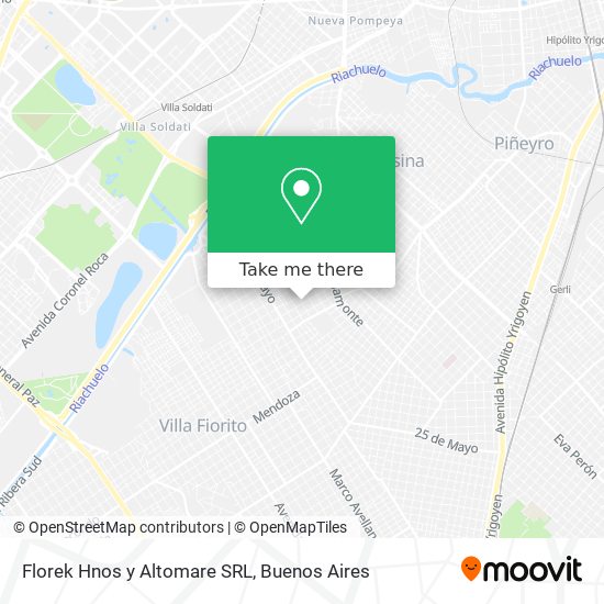 Florek Hnos y Altomare SRL map