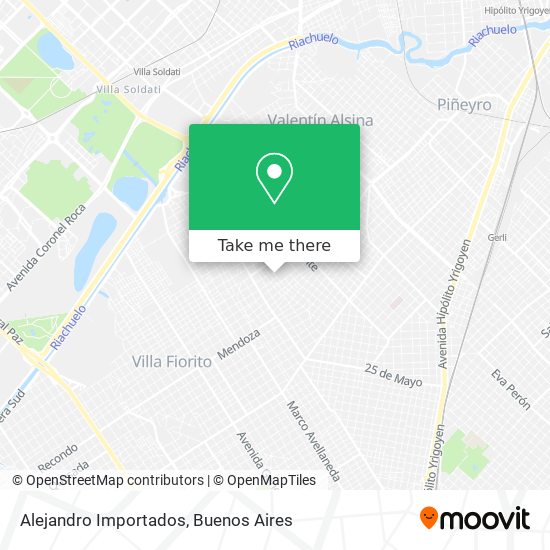 Mapa de Alejandro Importados
