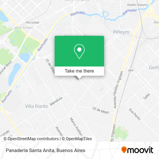 Mapa de Panaderia Santa Anita