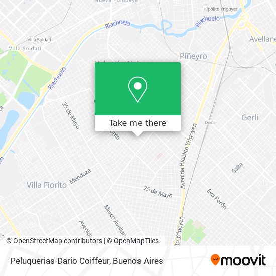 Mapa de Peluquerias-Dario Coiffeur