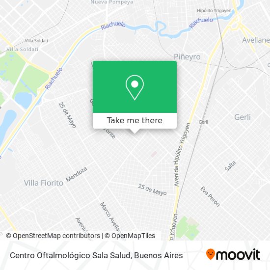 Centro Oftalmológico Sala Salud map