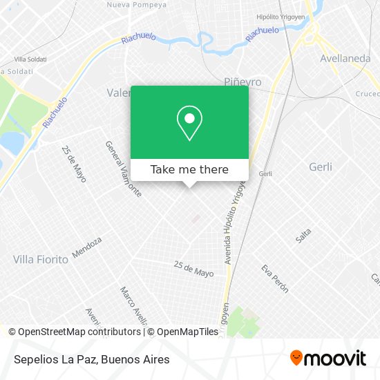 Mapa de Sepelios La Paz
