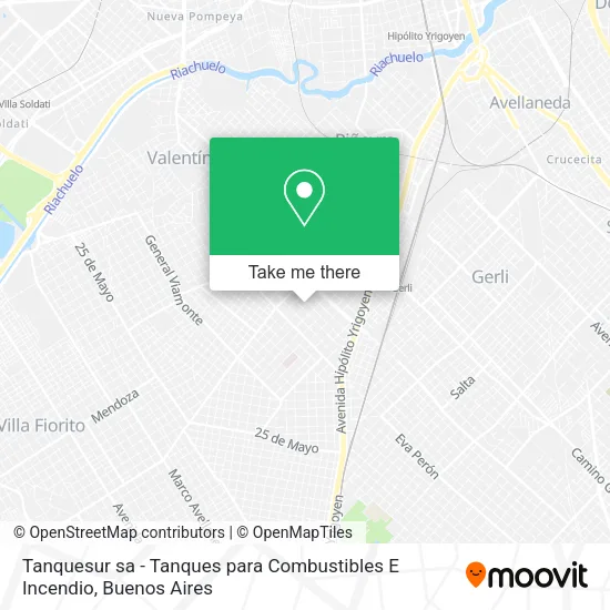 Mapa de Tanquesur sa - Tanques para Combustibles E Incendio