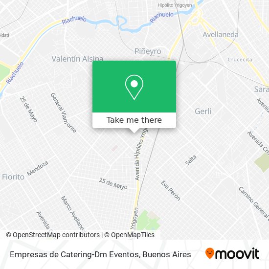 Mapa de Empresas de Catering-Dm Eventos