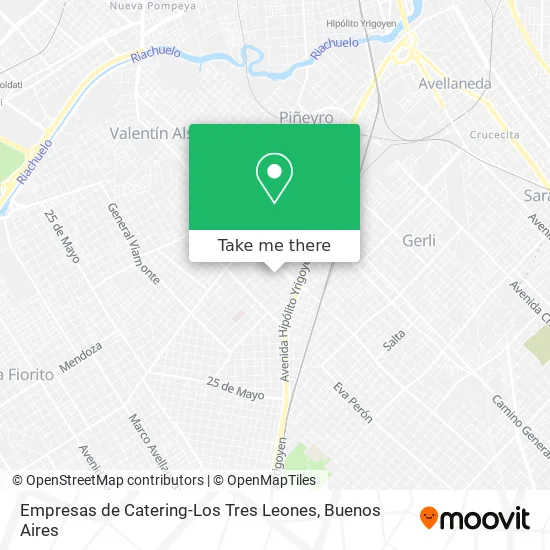Mapa de Empresas de Catering-Los Tres Leones