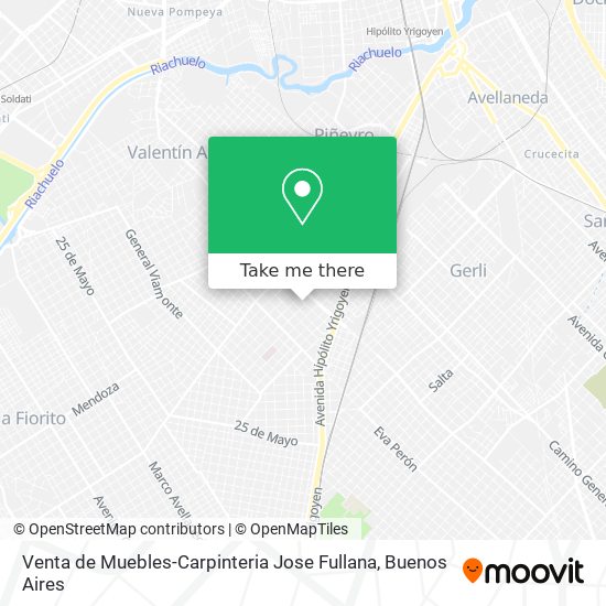 Venta de Muebles-Carpinteria Jose Fullana map