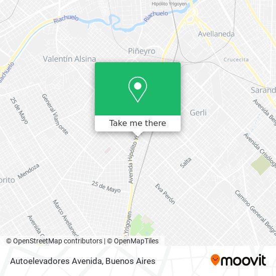 Autoelevadores Avenida map