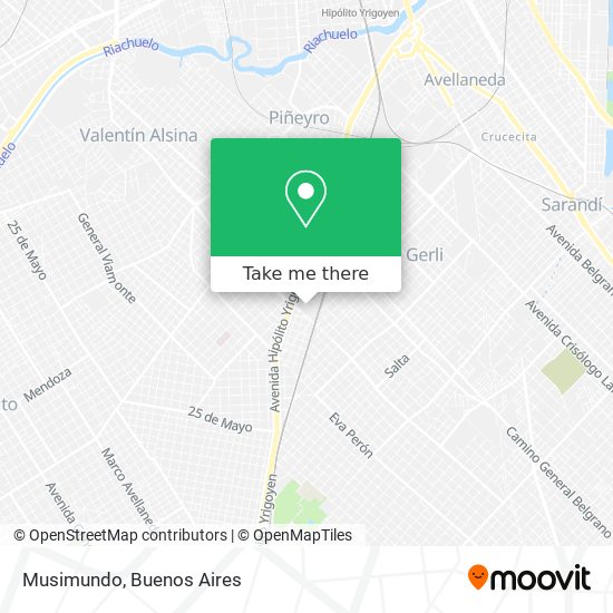 Mapa de Musimundo