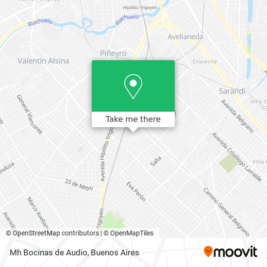 Mh Bocinas de Audio map