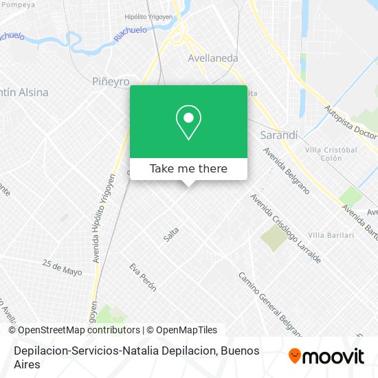 Depilacion-Servicios-Natalia Depilacion map