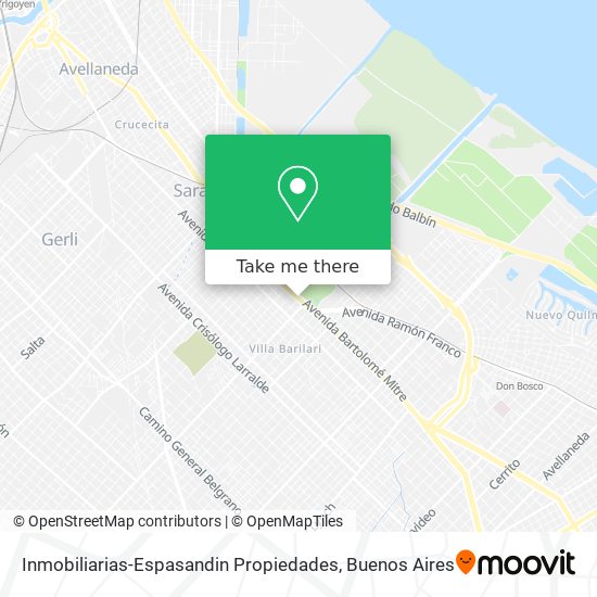 Mapa de Inmobiliarias-Espasandin Propiedades