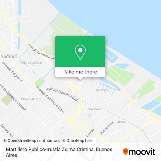 Mapa de Martillero Publico-Irustia Zulma Cristina