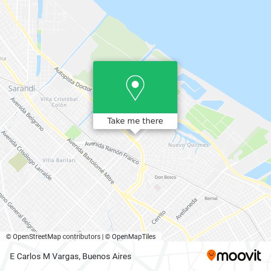 E Carlos M Vargas map