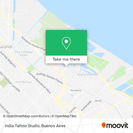 India Tattoo Studio map