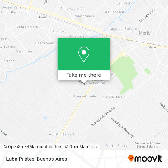 Luba Pilates map