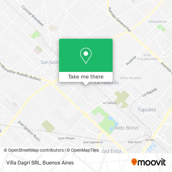 Villa Dagri SRL map