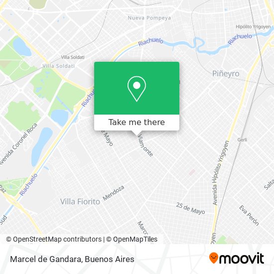 Mapa de Marcel de Gandara