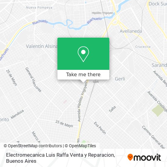 Electromecanica Luis Raffa Venta y Reparacion map