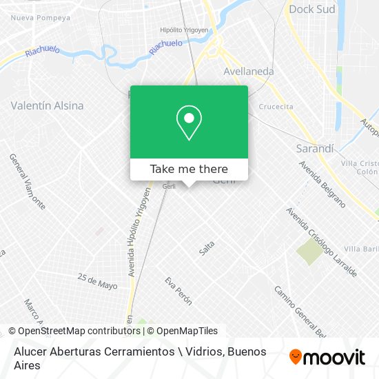 Alucer Aberturas Cerramientos \ Vidrios map