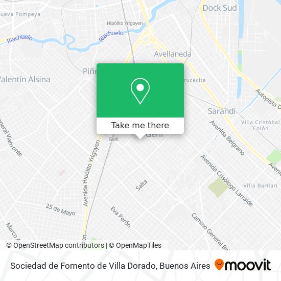 Sociedad de Fomento de Villa Dorado map