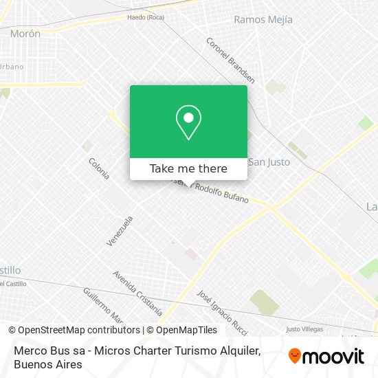 Merco Bus sa - Micros Charter Turismo Alquiler map