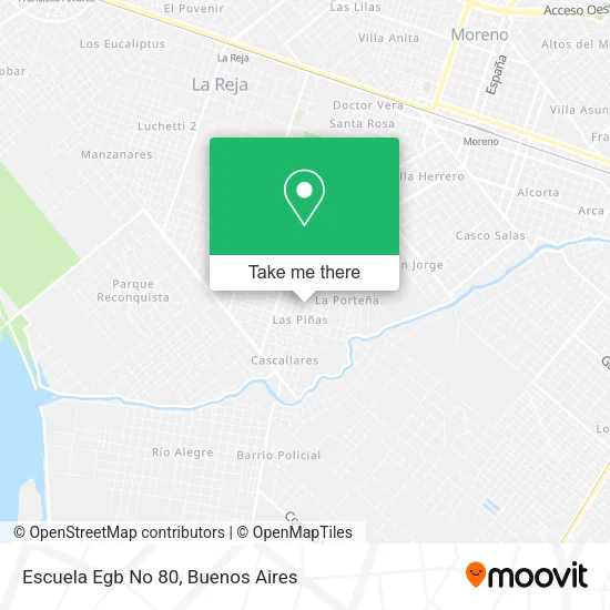 Escuela Egb No 80 map